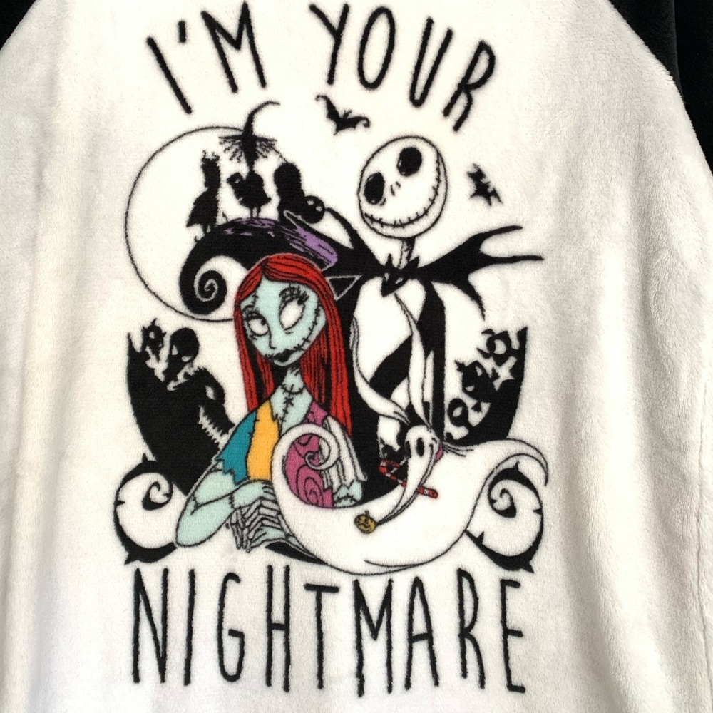 Disney Nightmare Before Christmas Pajama Top M